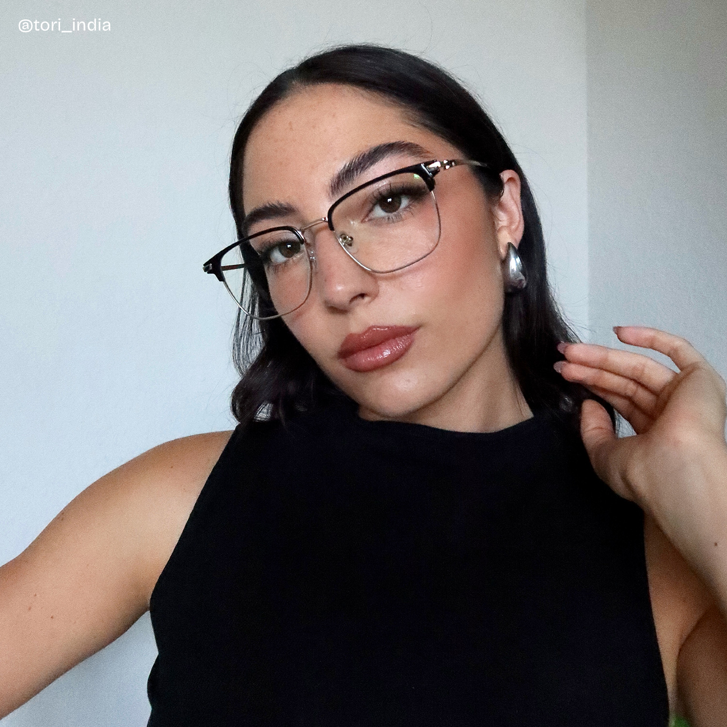 Owen Eyeglasses in Square Black Gold Frame | ZEELOOL UK6