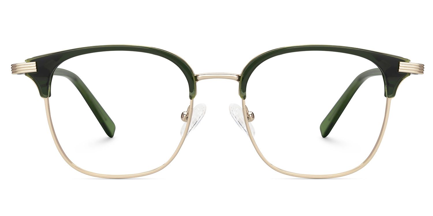 Alves Browline Green Color Frame Glasses for Men | ZEELOOL UK0