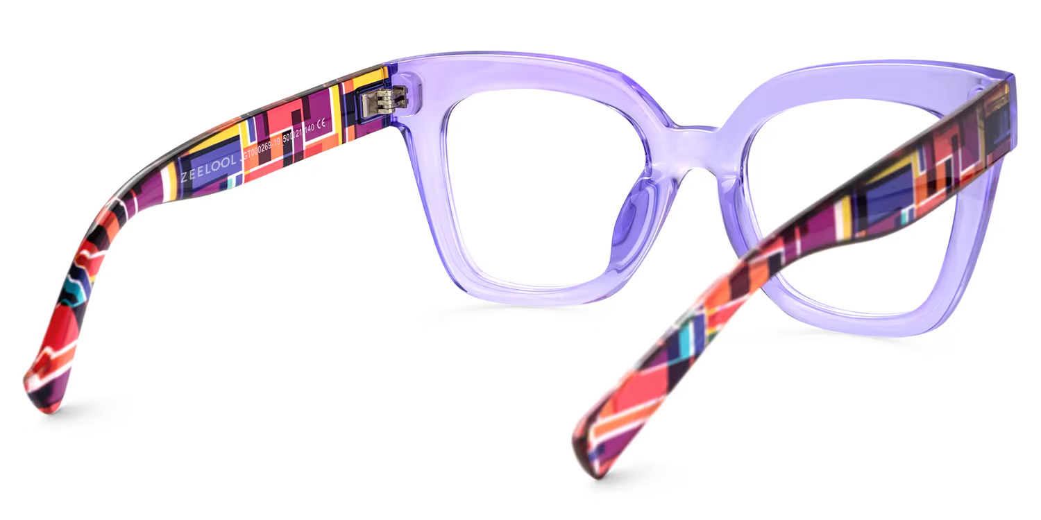 Malcolm Square Purple Glasses3