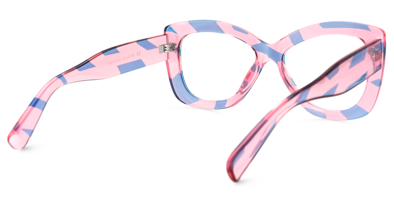 Xanthus Butterfly Blue-Pink Glasses | ZEELOOL UK3