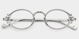 Serena Oval Silver Glasses1