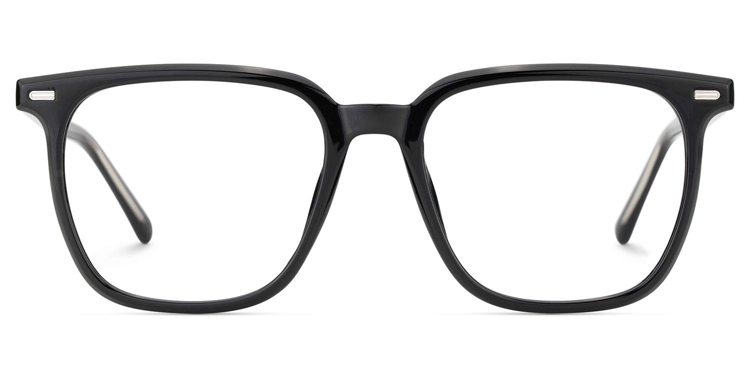 Square Black Eyeglasses Jude TR-90 Frame Glasses1