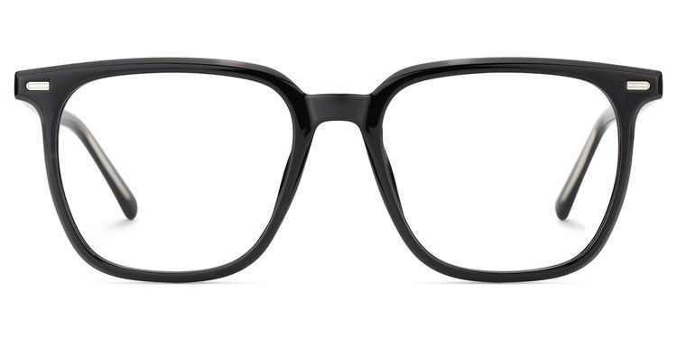 Jude Black Square Glasses