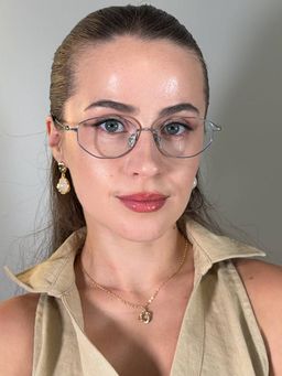 Everett Geometric Silver Glasses9