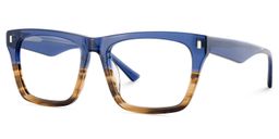 Brookins Rectangle Blue Brown Glasses3