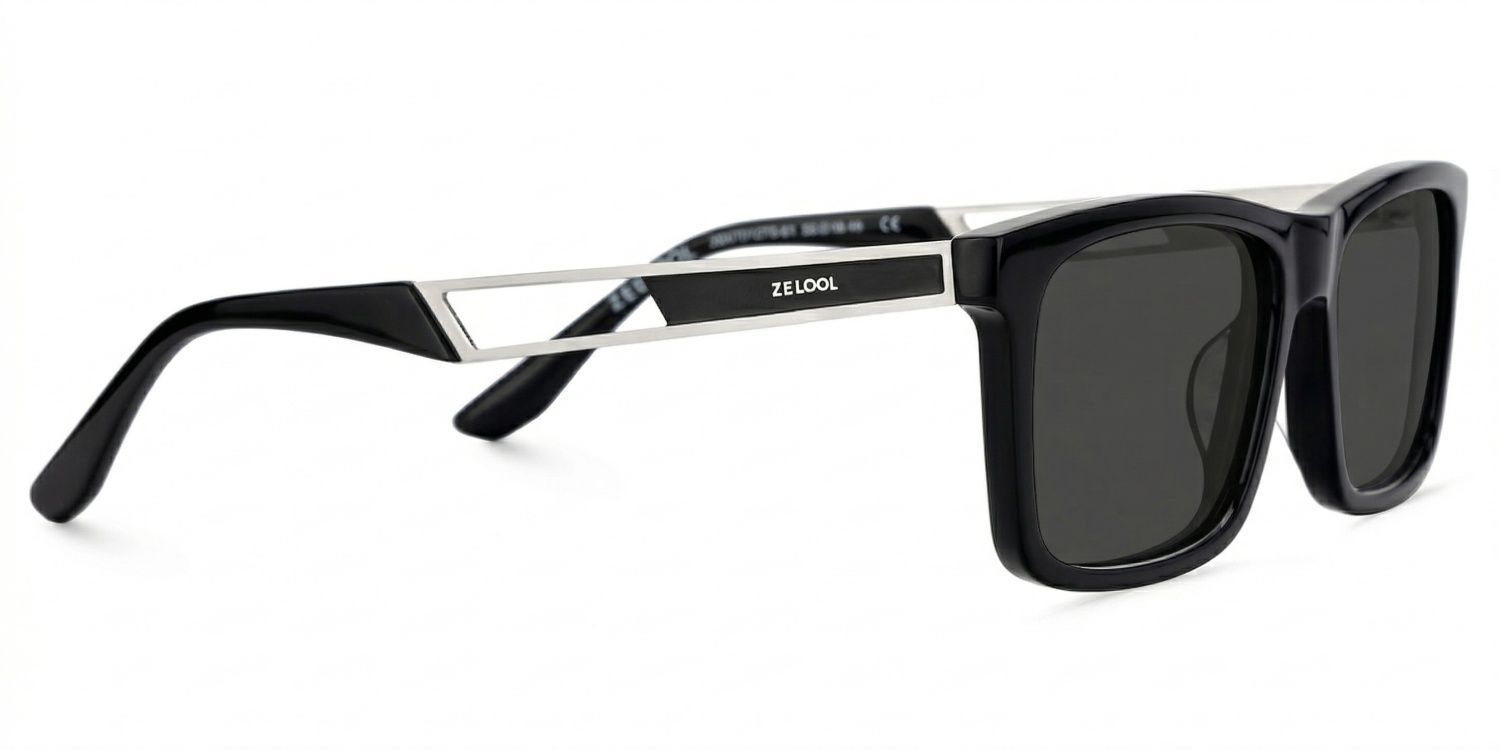 Thin Rectangle Glasses in Business Style | Zeelool3