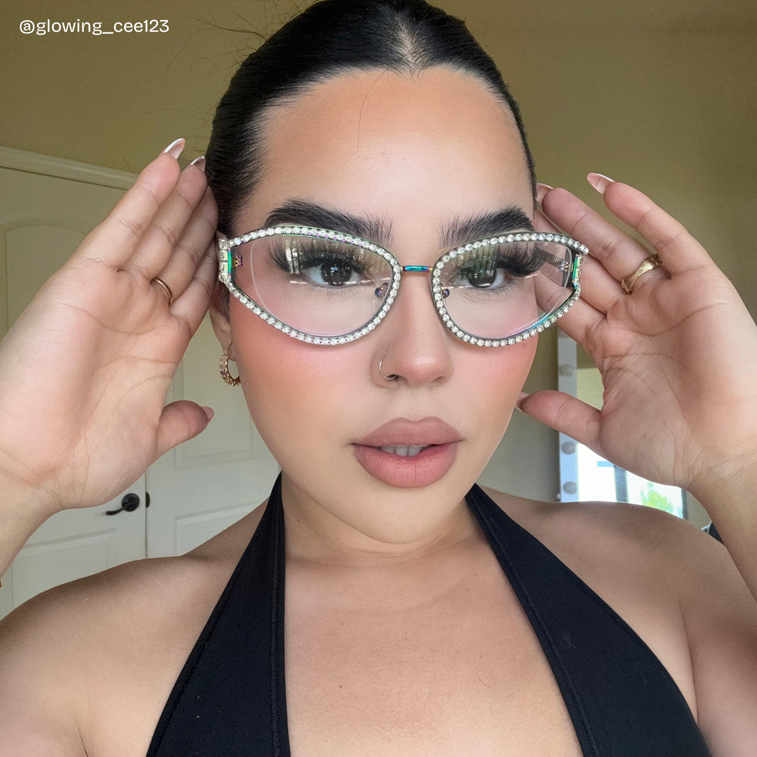 Star Cateye Iridescent Glasses7