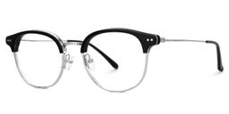 Marcelin Oval Black Glasses1