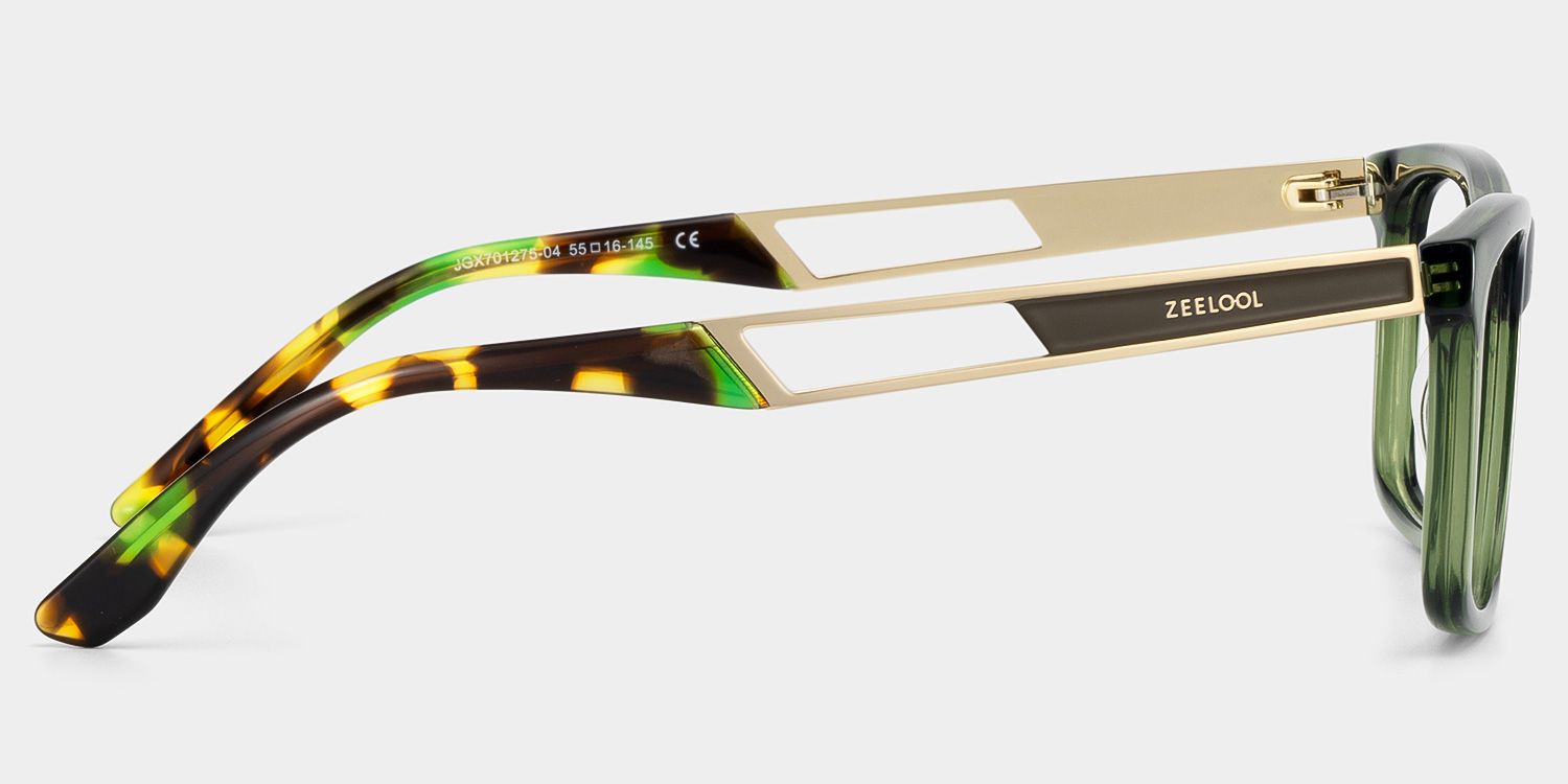 Morgan green rectangle glasses Online | ZEELOOL4