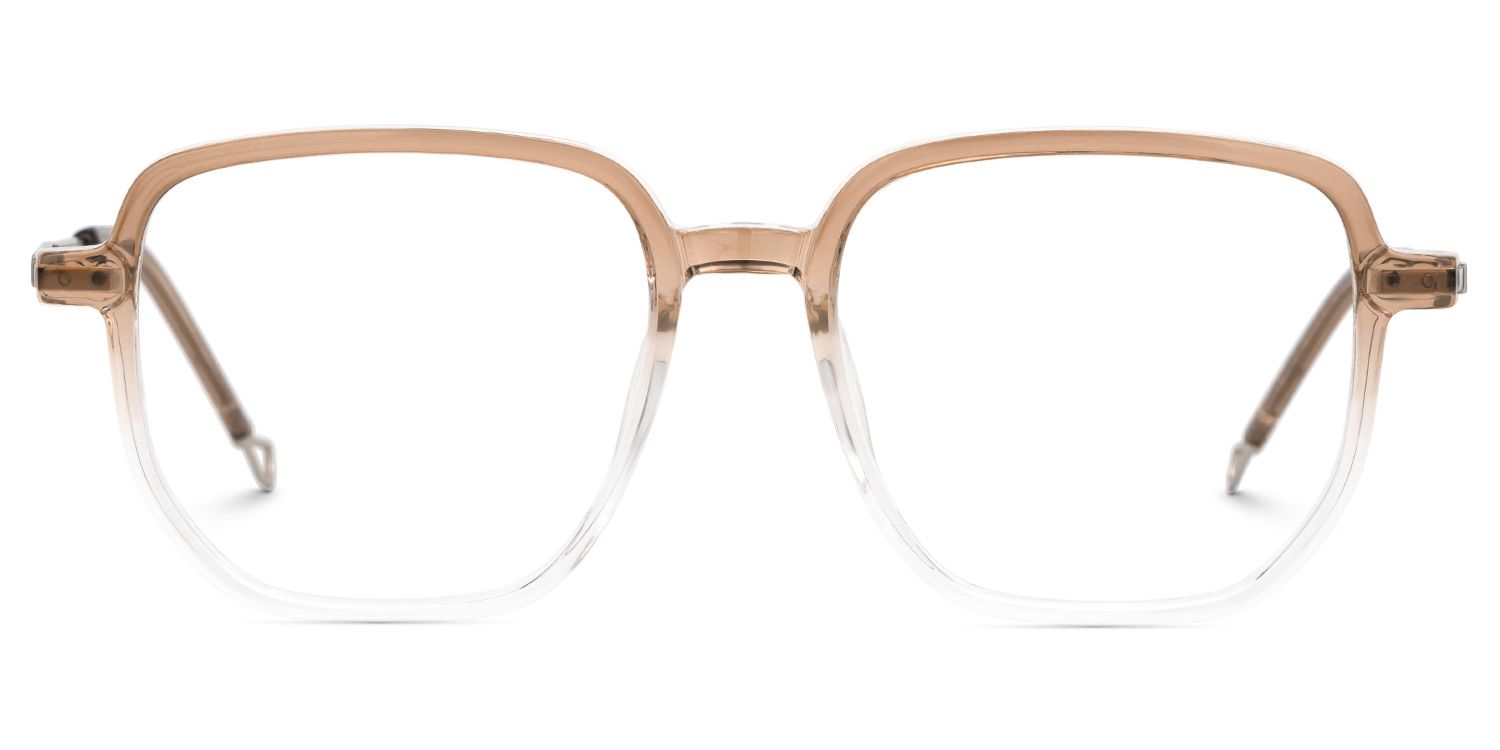 Mandler Square Two-Tone Full-Frame Glasses | ZEELOOL UK0
