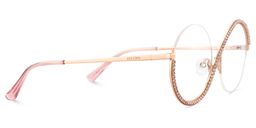 Jaila Pink Round Glasses3