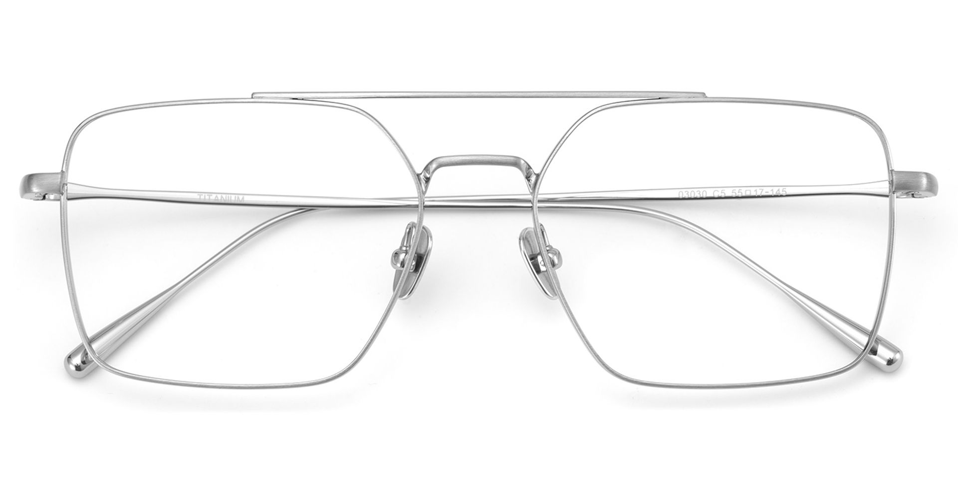 Jensen Eyeglasses in Aviator Sliver Frame | ZEELOOL UK3
