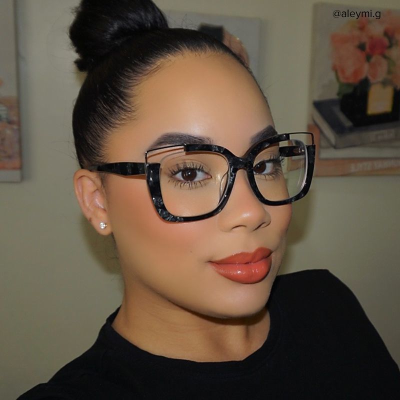 Dortch Square Black-Marble Glasses | Zeelool Glasses5