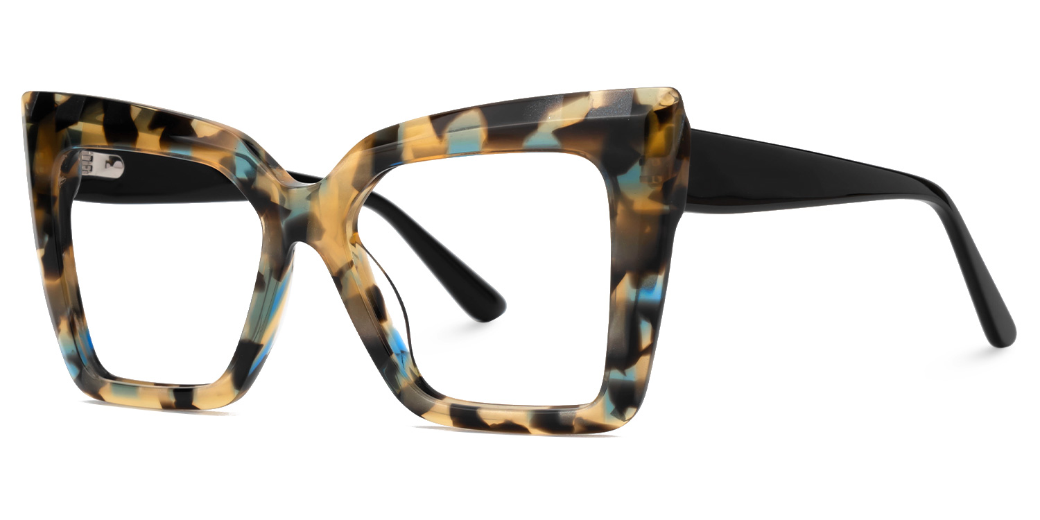 ZEELOOL Thiline Square Tortoise Glasses