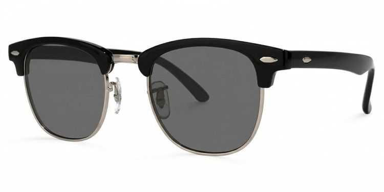 Hacker Browline Black Glasses