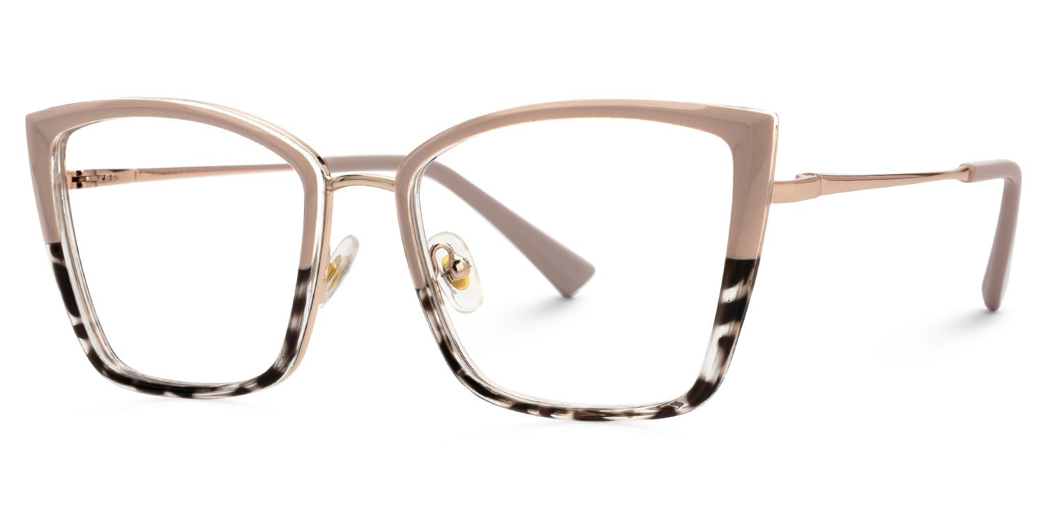 Mariie Butterfly Two-Tone Full-Frame Glasses | ZEELOOL UK1
