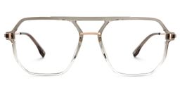 Lizbeth Aviator Gray Glasses0