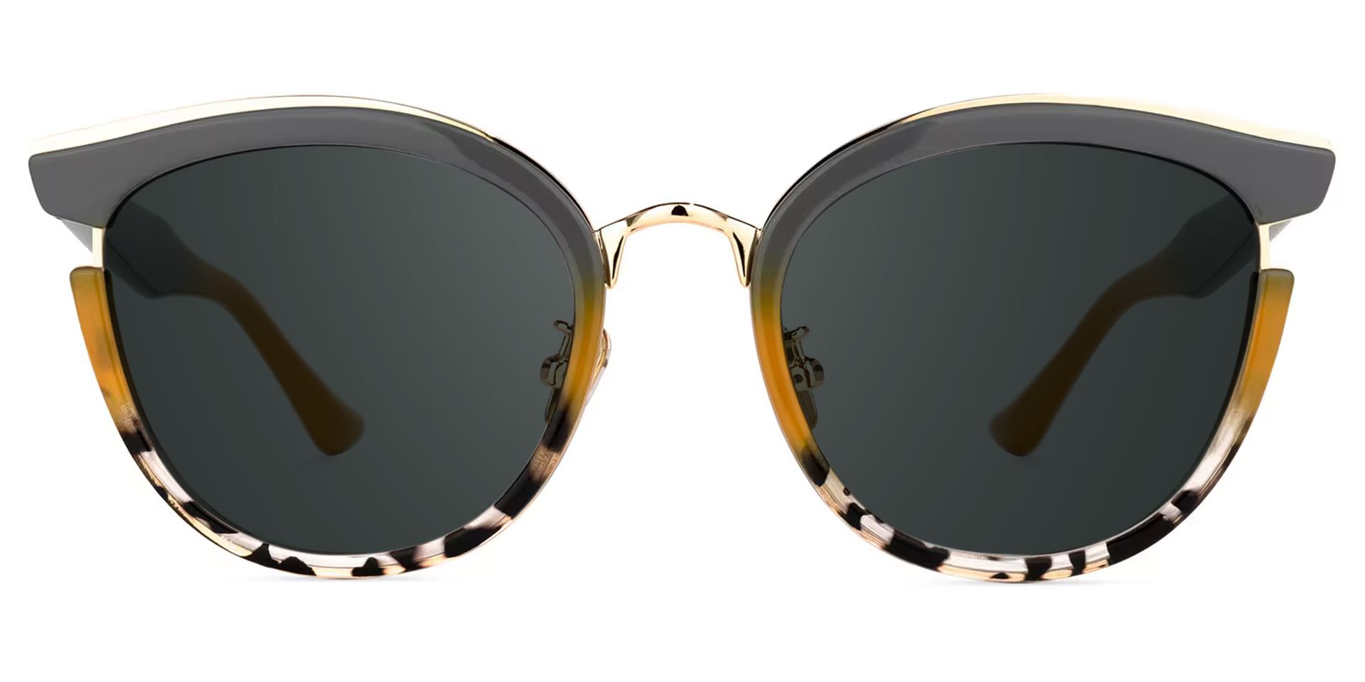 Laraine Cat Eye Gray Frame Sunglasses | ZEELOOL UK0