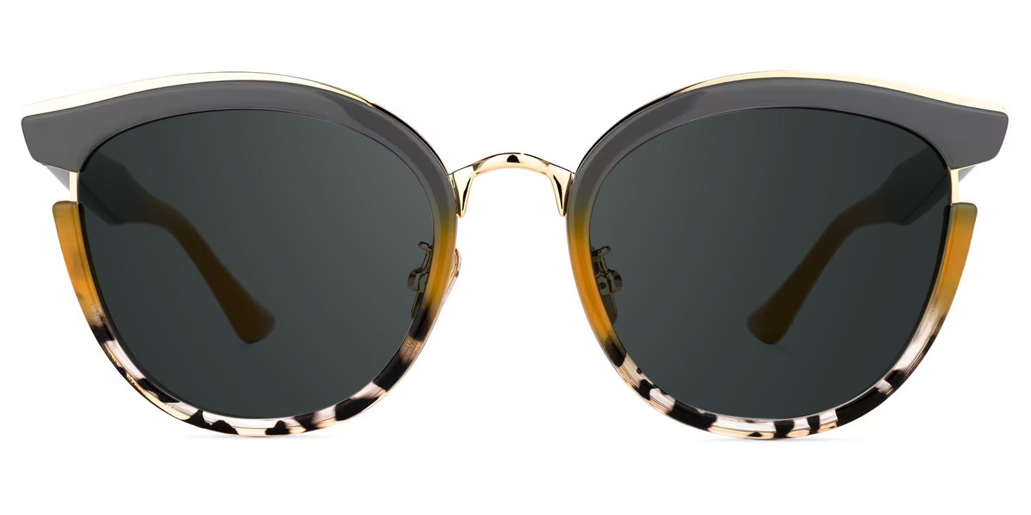 Laraine Cat Eye Gray Glasses