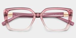 Emery Two-tone Square Glasses2