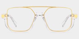 Oromiya Aviator Clear Glasses3