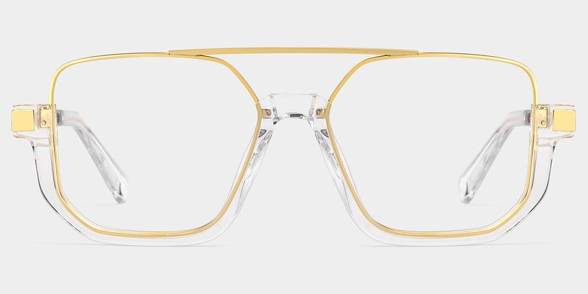 Oromiya Aviator Clear Glasses