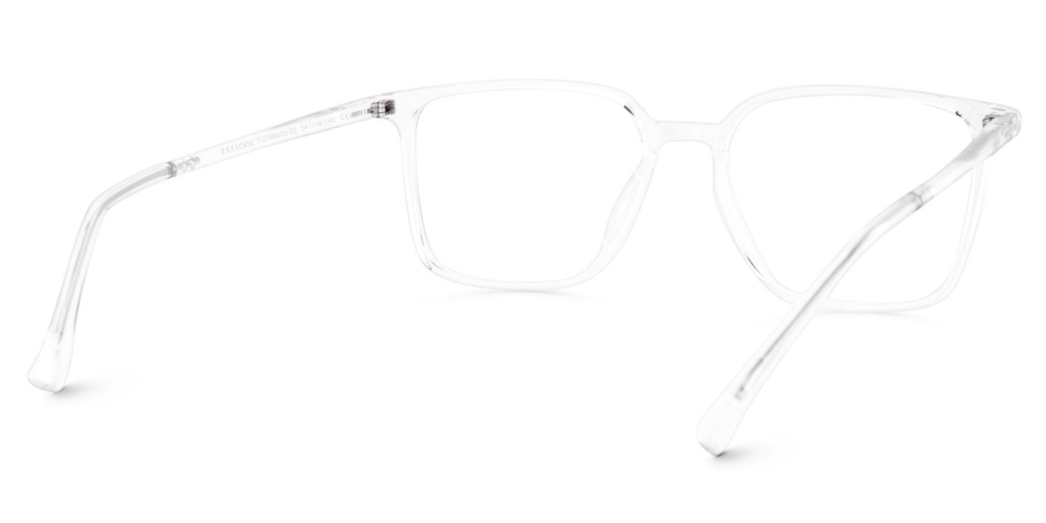 Raytina Square Clear Glasses | ZEELOOL UK4