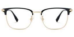 Barrett Browline Gold Glasses1