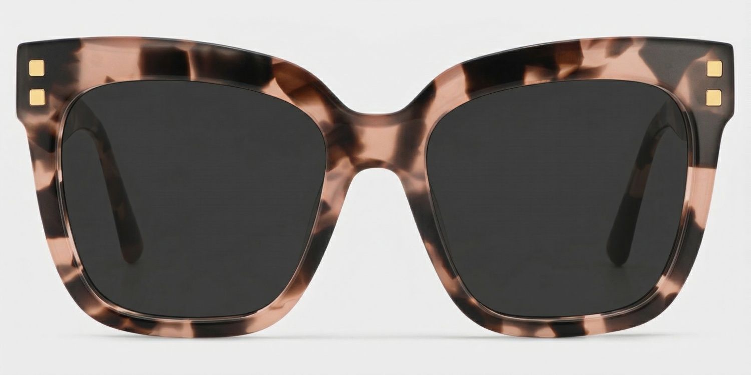 Minguela Square Cheetah Print Tortoise Glasses | Zeelool0