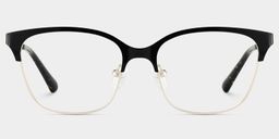 Vera Browline Black Gold Glasses1