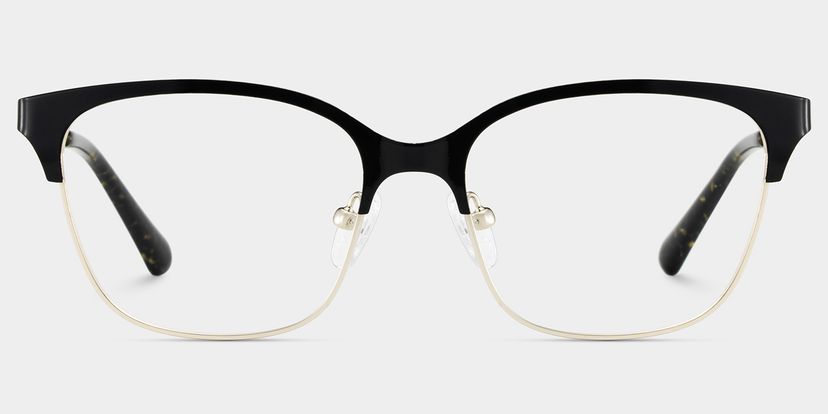 Vera Browline Black Gold Glasses