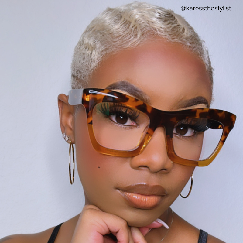 ZEELOOL Benitez Square Tortoise Glasses