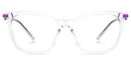 Eliot Rectangle Clear Glasses1