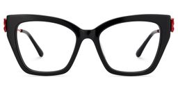 Estwick Butterfly Black Glasses0