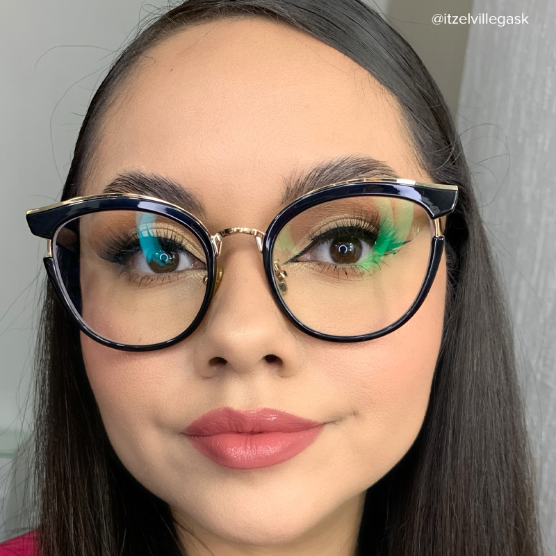 Laraine Cat Eye Black Glasses7