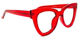 Yaser Cateye Red Glasses4