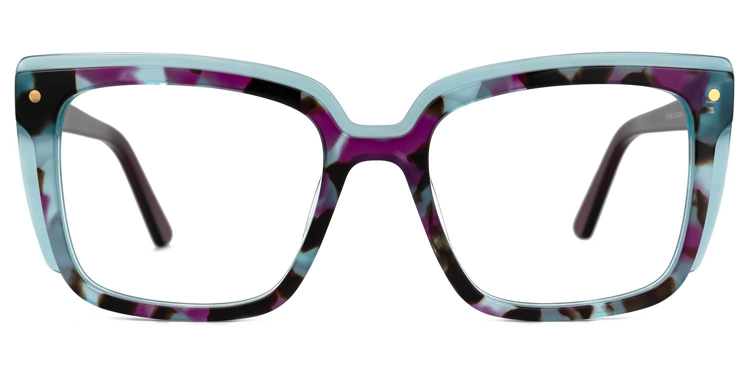 Rosselle Square Floral Glasses0