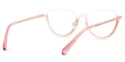 Sparkle Cateye Pink Glasses6