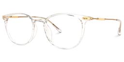 Vilanova Round Clear Glasses1