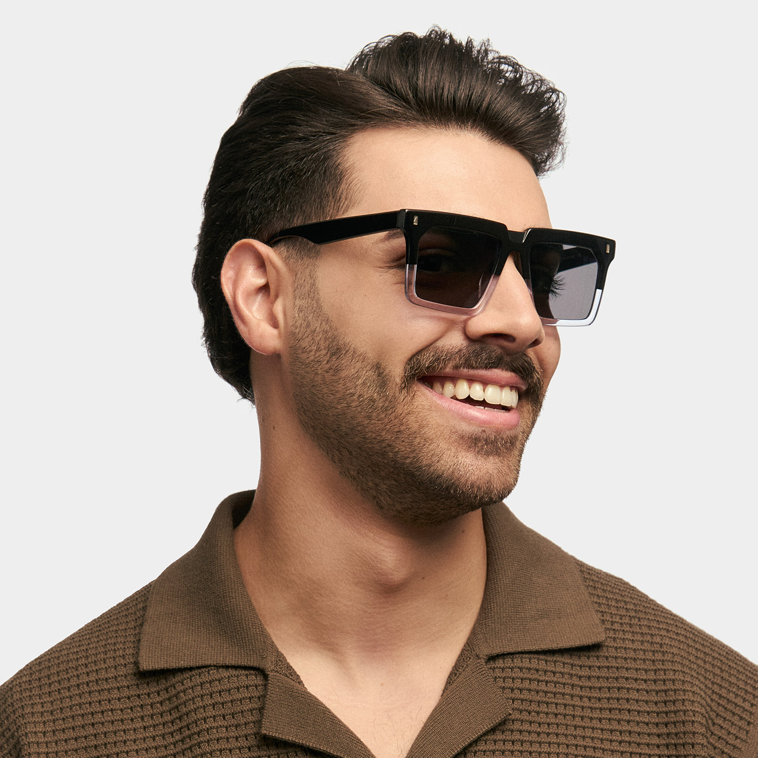 Moreland Rectangle Two-Tone Glasses1