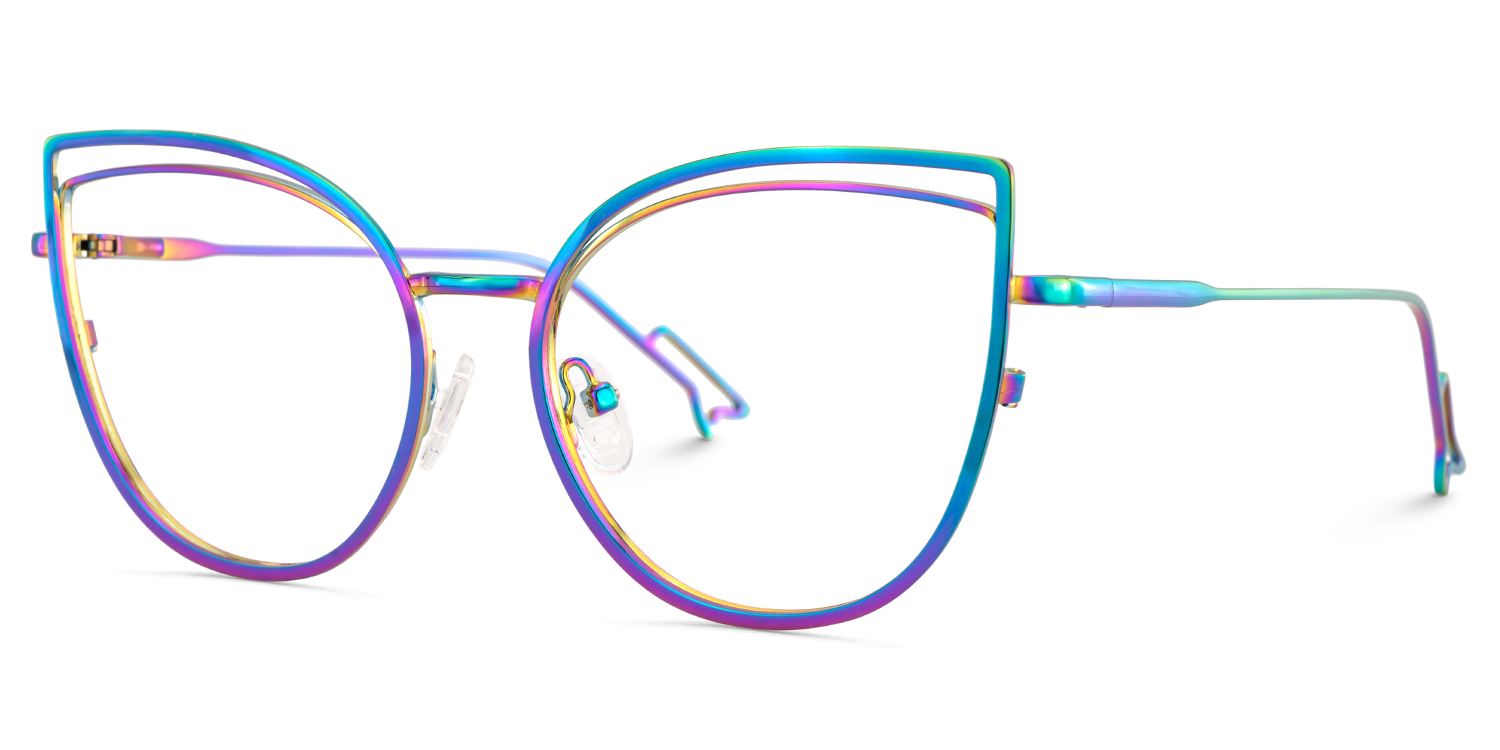 Spivey Cateye Iridescent Glasses3