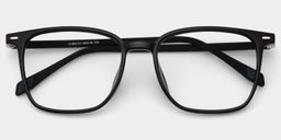 Charles Square Black Glasses1