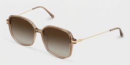Payton Beige Geometric Sunglasses2