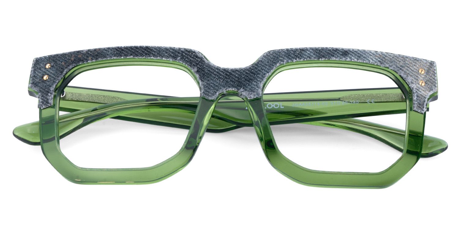 Men's Green Eyeglasses Frames2