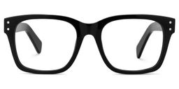 Fussell Black Square Glasses0