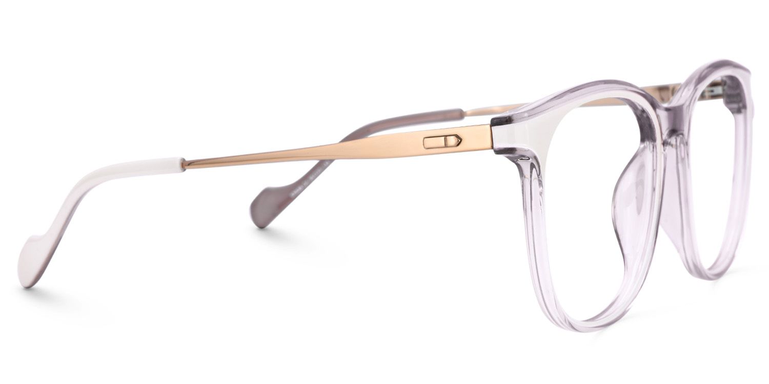 Lilac Eyeglasses Frames In Round Shape3