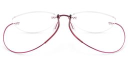 Evelyn Cat Eye Pink Glasses5