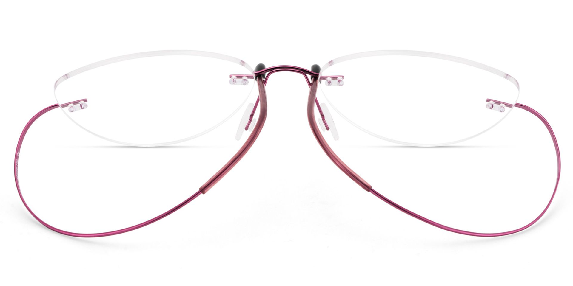 Evelyn Cat Eye Pink Glasses | ZEELOOL UK5