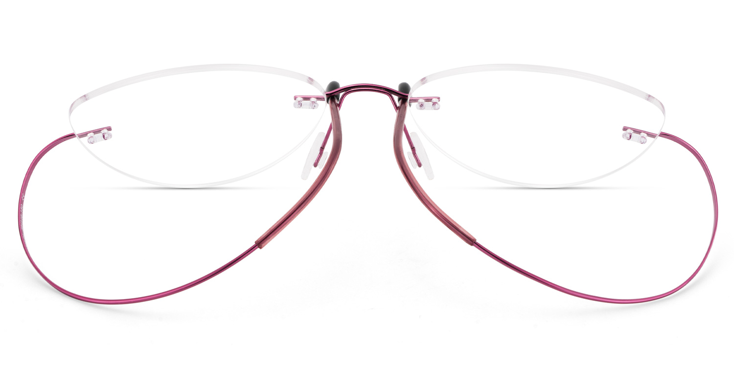 Evelyn Cat Eye Pink Glasses5