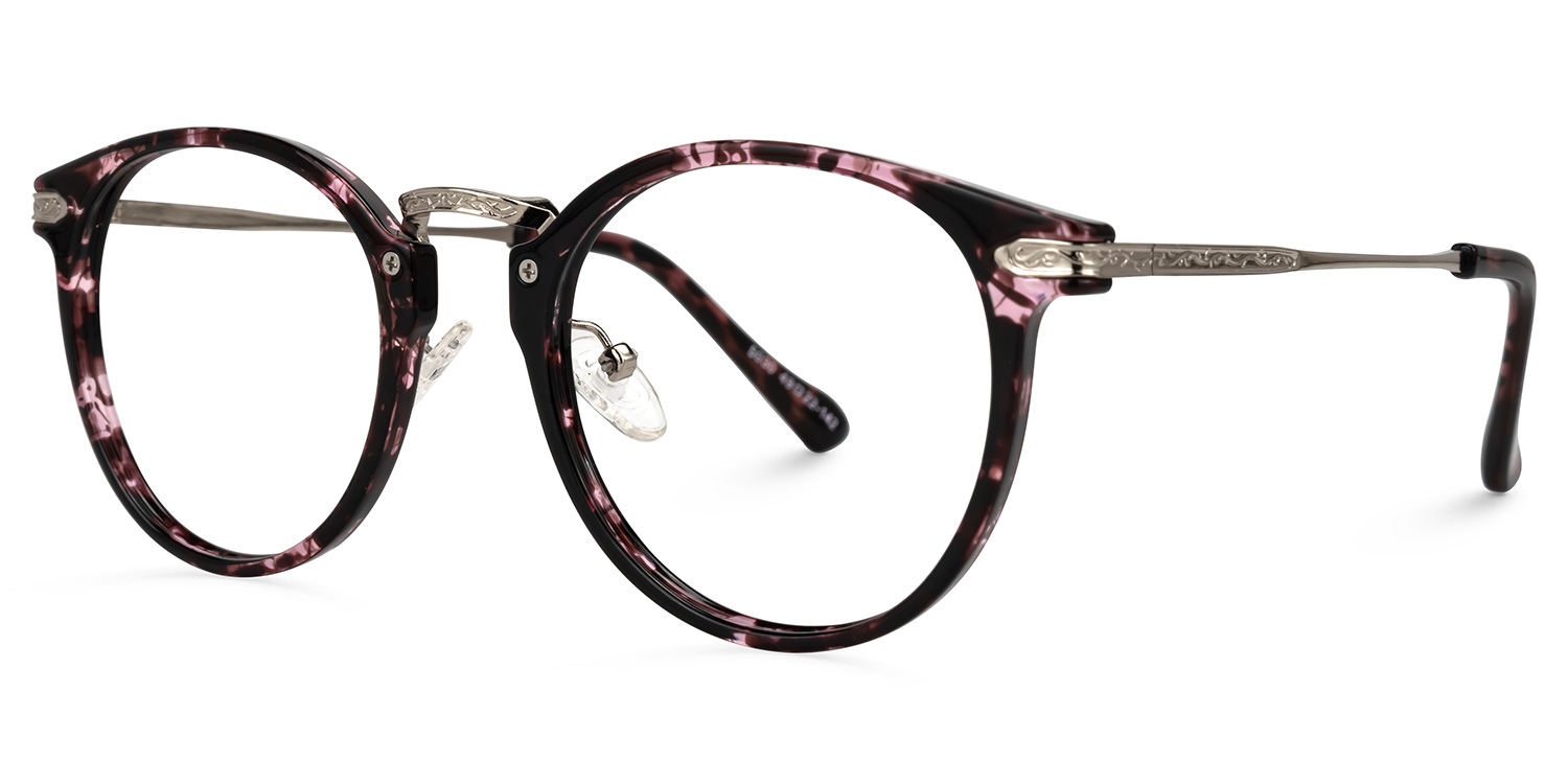 Boyd Round Purple Glasses1